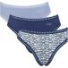 Sloggi Sloggi Go Crush High Leg C3p Damesslip (3 stuks), Blauw - Donkere jumpsuit, XL