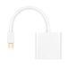 HDSupply Mini DisplayPort/DVI-adapter (Mini DisplayPort-stekker naar DVI-D-aansluiting) 0,20 m wit
