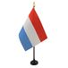 AZ FLAG Tafelvlag Luxemburg 15x10 cm