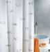 Spirella Kos Douchegordijn, polyester, metallic effect, wit/zilver, 120 x 200 cm