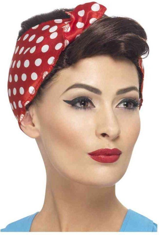 Vegaoo Bruine Vintagepruik voor Vrouwen - Halflang - Synthetisch - Verkleedpruik - One size