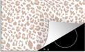 Merkloos KitchenYeah® Inductie beschermer 77x51 cm - Panterprint - Pastel - Inductie kookplaat accessoire