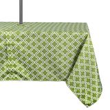 DII Lente en zomer outdoor tafelkleed, morsbestendig en waterdicht met rits en paraplugat, gastheer achtertuin feesten, barbecues en familiebijeenkomsten - (60 x 84 cm - stoelen 6 tot 8) Fresh Spring