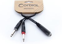 Cordial EY 0.3 KPP Y-Adapterkabel 0,3 m