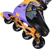 Nils Extreme Twist Serie - Rolschaatsen - Geel - Maat S (31-34)