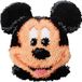 Vervaco Disney Mickey Mouse Knoopvormkussen Kit