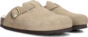 Scholl FAE NEW F Suede SA Womens Dark Beige FALSO Clogs - Dark Beige - Maat 36