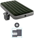 Intex Luchtbed - 1-Persoons - 99 x 191 x 25 cm - Groen
