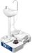 SereneLife Lavabo portable - Camping et événements extérieurs - Avec roulettes, porte-serviettes et distributeur de savon