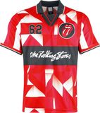 The Rolling Stones Jagger Rock FC Heren Jersey - rood - 5XL