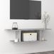 Maison Exclusive - meuble TV mural, couleur béton, 103x30x26,5 cm