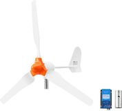 VEVOR 1000W 12V Horizontale Windturbine met Hybride Wind- en Zonne-Energiecontroller