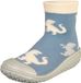 Playshoes Kinder Badeschuhe Aqua-Socke Dino allover Blau 26/27