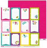 Anita & Zijn Wereld Papier Scrapbooking 12 x 12 cm, 5 stuks