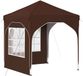 vidaXL Pop-up Feesttent 192 x 192 x 245 cm Bruin