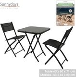 Sunnydays Tuinset Bistro set Rio