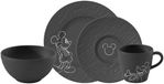 Villeroy & Boch Manufacture Rock Mickey Mouse Ontbijtset, 4-delig
