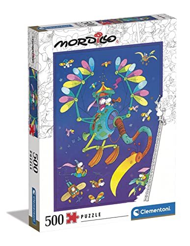 Clementoni Mordillo The Journey-500 puzzel voor volwassenen, gemaakt in Italië, meerkleurig, 35133