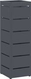 vidaXL - Regen - Paraplu - Stand - Antraciet - 15,5 - x - 15,5 - x - 49 - cm - Staal