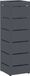 vidaXL - Regen - Paraplu - Stand - Antraciet - 15,5 - x - 15,5 - x - 49 - cm - Staal