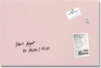 Sigel Glasmagneetbord ARTVERUM Mat Roze 60x40cm Frameloos