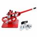 Wiltec Compact buigapparaat, 255 x 1250 x 235 mm, buigmachine voor platstaal, constructiestaal, rondstaal en vierkantstaal, met 7 matrijzen van 25,4-76,2 mm