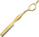 E-Kwip Razor Gold Rasoir ouvert Unisexe Noir