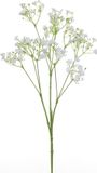 Merkloos Kunstbloemen Gipskruid/Gypsophila takken - wit - 70 cm