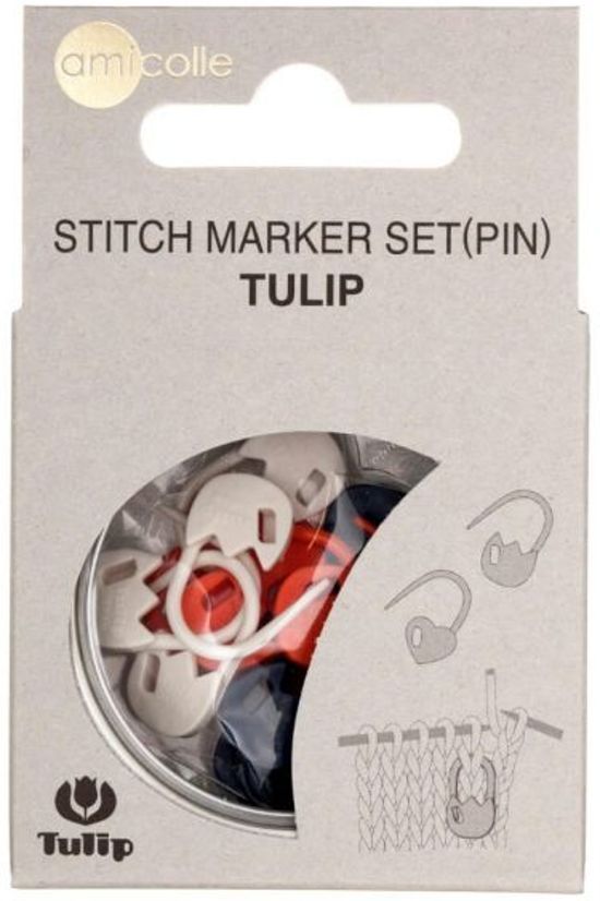 Tulip stitch markers set