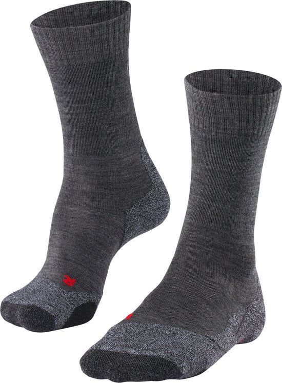 FALKE TK2 Wandelsokken anti blaren heren grijs - Maat 44-45