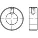 TOOLCRAFT 112424 Stelringen Buitendiameter: 160 mm M12 DIN 705 Staal 1 stuk(s)