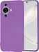 Techsuit Hoesje geschikt voor Huawei nova 12s - Soft Flex Silicone Back Cover - Paars
