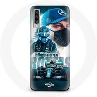 Maniacase Hoesje voor Samsung Galaxy A70 Formule 1 Valtteri Bottas Finse autocoureur