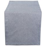DII Solid Chambray, Tafelloper 14x108, Chambray Blauw