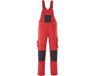 Mascot Unique Amerikaanse overall met kniezakken 12069-203 - Rood/Zwart - C64
