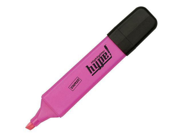 Staples Hype Highlighter 1-5 mm - Pink