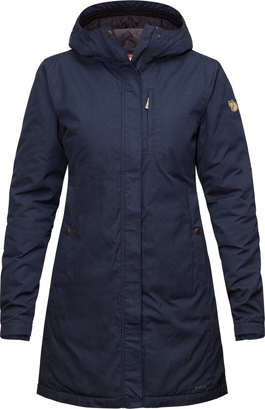 Fjällräven Fjallraven Kiruna Padded Parka W Dames Outdoorjas - Dark Navy - Size L - Women - Autumn/Winter 2022
