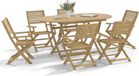 Maison Exclusive - Salon de jardin 7 pièces en bois d'acacia massif