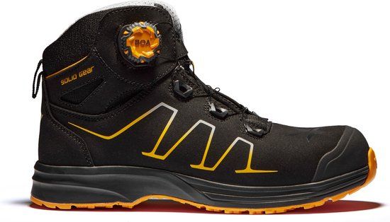 Solid Gear Reckon Werkschoen S3 - Maat 46 - Zwart/Geel