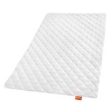 sleepling bamboe dekbed 135 x 200 cm, zomerdekbed, tijk 100% katoen doorgestikt met 100% viscose (bamboe cellulose), 360 gr. vulgewicht, Ökotex, wasbaar, wit