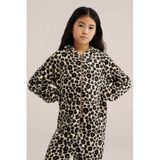 WE Fashion onesie met panterprint - beige/bruin