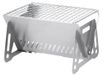 Barbecue portable - Pliable - Inox - 21 × 16,5 × 12,5 cm - Argent