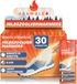 Bramble - 60 semelles chauffantes pour pieds - 30 paires (60 chaufferettes)