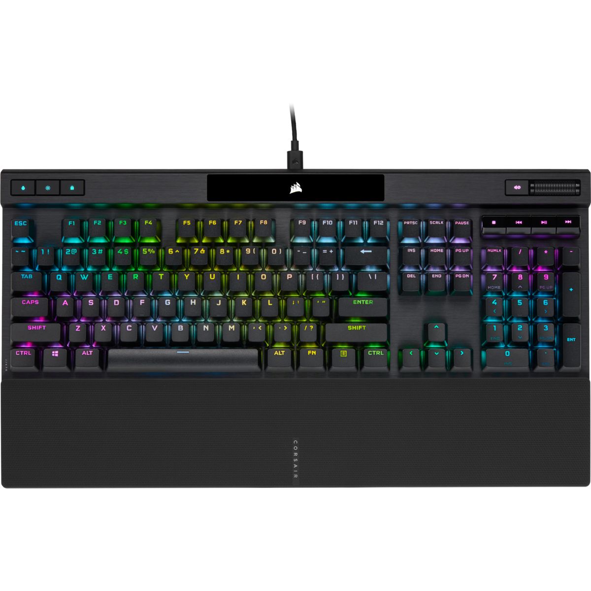 Corsair K70 PRO Gaming Keyboard - USB - QWERTY US International - Black