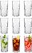 Cosy&Trendy Cosy Moments Drinkglazen Havana - 9x stuks - 350 ml - transparant - glas - waterglazen - stapelbaar