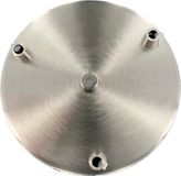Expo Trading ETH Plafondplaat rond 35cm met beugel en 3 gaten M10 RVS