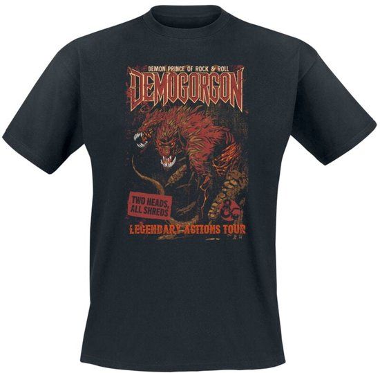 Dungeons and Dragons Demogorgon - Prince Of Rock And Roll Heren T-shirt - zwart - XL