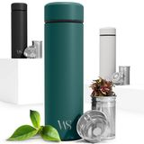 Wilford & Sons Thermosfles Thee - Vruchte Infuser 450 ml, BPA-Vrij, RVS Lekvrij Geïsoleerd