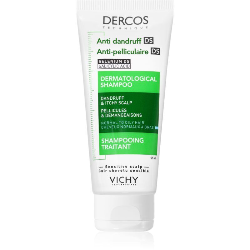 Vichy Dercos Technique Anti-Dandruff Shampoo Normal to Oily 95 ml