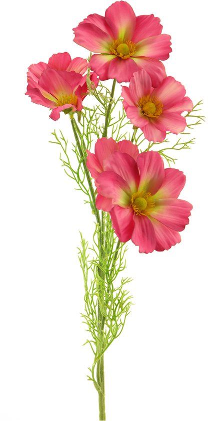 Easyplants Kunstbloem Cosmos Bibi 77 cm roze